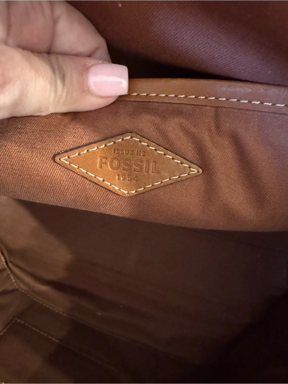 Fossil Rachel Leather Tote